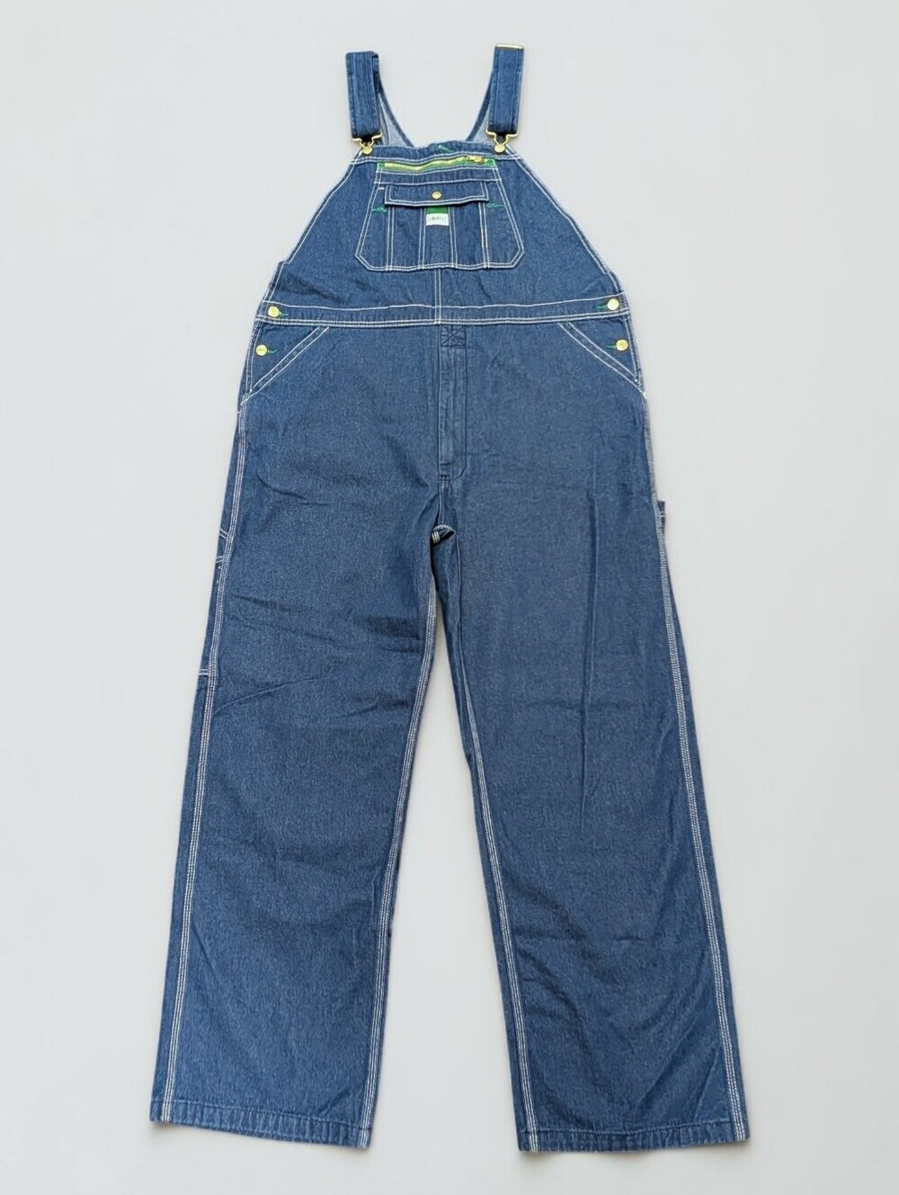 Liberty Men’s Denim Bib Overalls 42x32 NWT Carpenter Workwear Blue NWT